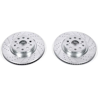 compare product Power Stop 07-17 Lexus LS460 Front Evolution Drilled & Slotted Rotors - Pair