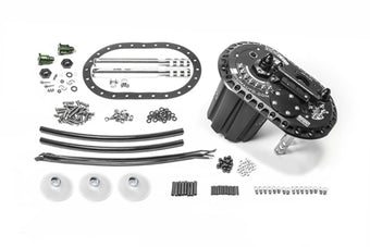 compare product Radium Engineering FCST-X Brushless Ti Automotive E5LM Fuel Cell Surge Tank (Pumps NOT Included)
