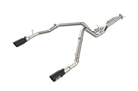 aFe 21 - 24 Ford F - 150 Vulcan Series 3 IN to 3 - 1/2 IN Stainless Steel Cat - Back Exhaust System - Black - My Store