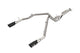 aFe 21 - 24 Ford F - 150 Vulcan Series 3 IN to 3 - 1/2 IN Stainless Steel Cat - Back Exhaust System - Black - My Store