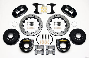 compare product Wilwood Narrow Superlite 4R Rear P-Brk Kit 12.88in Drilled Chevy 12 Bolt w/ C-Clips