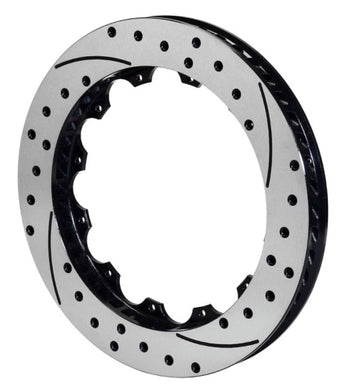compare product Wilwood Rotor-SRP48 SPC-37-LH-BLK-Drill 12.44 x 1.19 - 12 on 7.00in