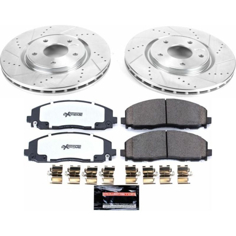 Power Stop 17 - 19 Chrysler Pacifica Front Z36 Truck & Tow Brake Kit - My Store