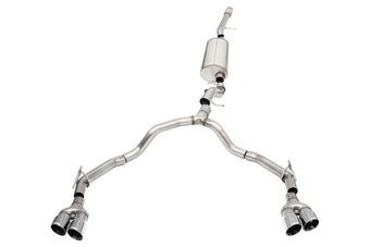 compare product Corsa 2021-2025 Suburban/GMC Yukon XL 6.2L 4WD Dual Rear 3/2.75in Sport Cat-Back DW 4in Pol Tips