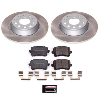 compare product Power Stop 2009 Volkswagen Passat Rear Semi-Coated Rotor Kit