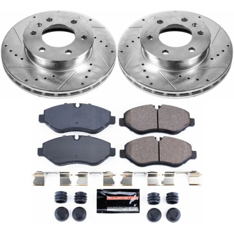 Power Stop 07 - 09 Dodge Sprinter 2500 Front Z23 Evolution Sport Brake Kit - My Store