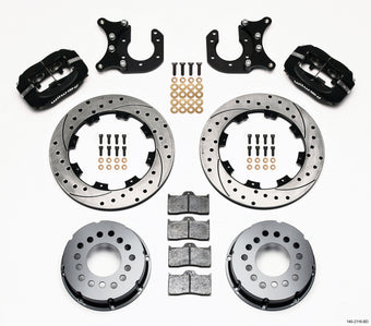 compare product Wilwood Forged Dynalite P/S Rear Kit Drilled Rotor New Big Ford 2.50in Offset