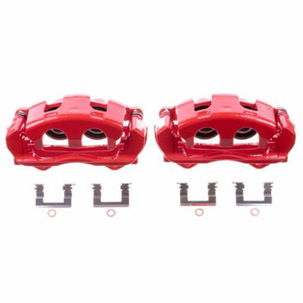 compare product Power Stop 08-09 Buick Allure Front Red Calipers w/Brackets - Pair