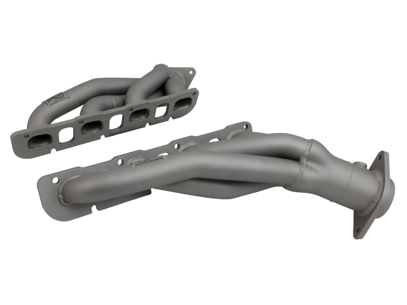 aFe Twisted Steel 304SS Short Header 15 - 22 Dodge Challenger SC V8 - 6.2L / 6.4L HEMI Titanium Coating - My Store