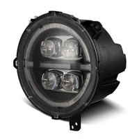 AlphaRex 18 - 23 Jeep Wrangler JL/Gladiator JT LED Proj Headlights Black w/ Activ Light/Seq Signal/DRL - My Store