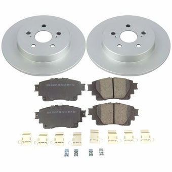 compare product Power Stop 2019 Toyota Corolla Rear Z17 Evolution Geomet Coated Brake Kit