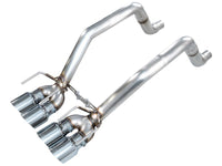 AWE Tuning 05 - 07 C6 Chevrolet Corvette 6.0L Track Edition Axle - Back Exhaust w/ Chrome Silver Tips - My Store