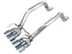 AWE Tuning 05 - 07 C6 Chevrolet Corvette 6.0L Track Edition Axle - Back Exhaust w/ Chrome Silver Tips - My Store