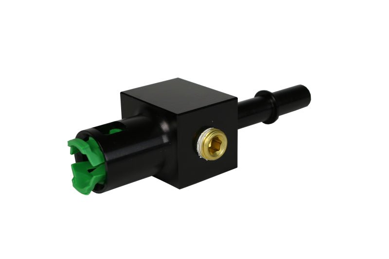 Aeromotive 3/8in Quick Connect with AN - 08 port and 1/8in gauge port - My Store
