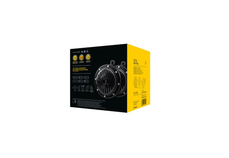 Hella Supertone Horn Kit 12V 310/380HZ HTone Black - My Store
