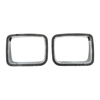 compare product Omix Headlight Bezel Chrome 87-95 Jeep Wrangler YJ