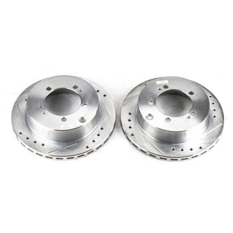 compare product Power Stop 91-96 Dodge Stealth Rear Evolution Drilled & Slotted Rotors - Pair