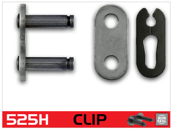 compare product RK Chain 525H Clip Link - Natural