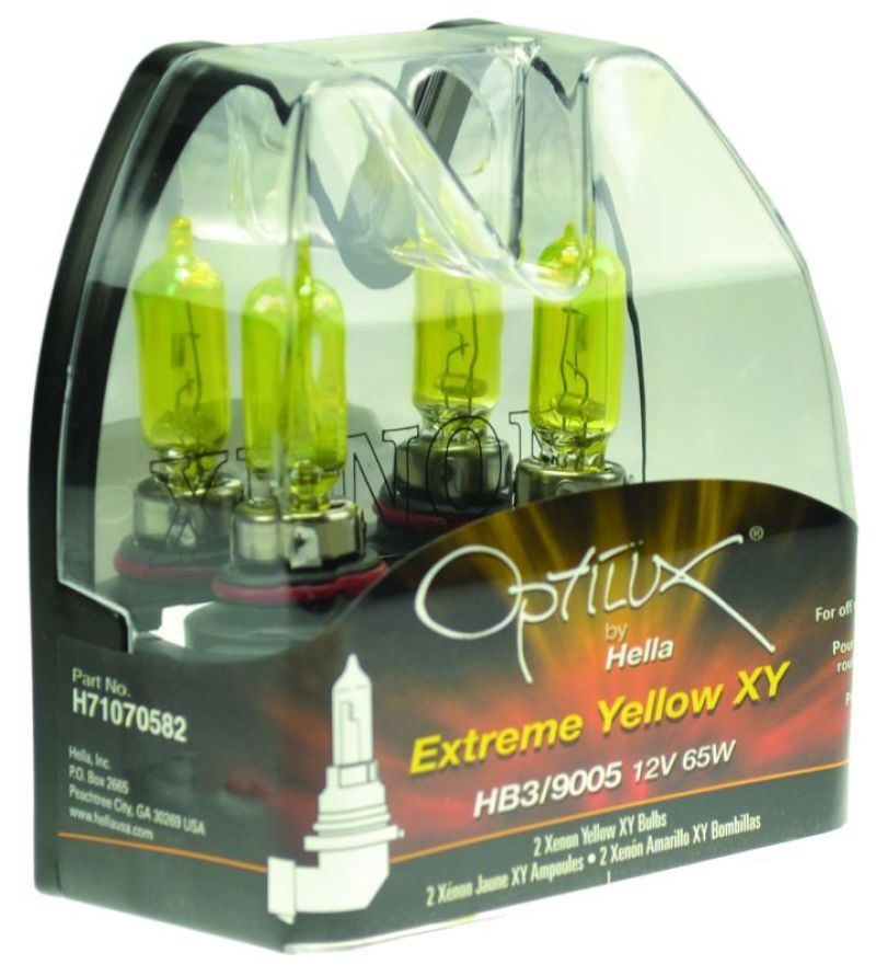 Hella Optilux HB3 9005 12V/65W XY Xenon Yellow Bulb - My Store