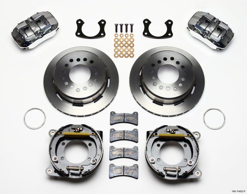 Wilwood Dynapro Low - Profile 11.00in P - Brake Kit - Polish New Big Ford 2.36in Offset - My Store