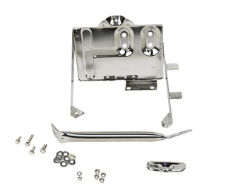 compare product Kentrol 76-86 Jeep CJ Battery Tray with support arm - Polished Silver
