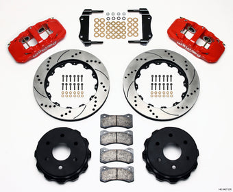 compare product Wilwood AERO4 RearTruck Kit 14.25in Drill Red 1999-2010 GM 1500-SUV 1 Piston OE Caliper