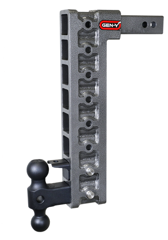 compare product Gen-Y Mega Duty 2in Shank 17.5in Drop 10K Hitch w/Dual-Ball/Pintle Lock/Stabilizer Kit