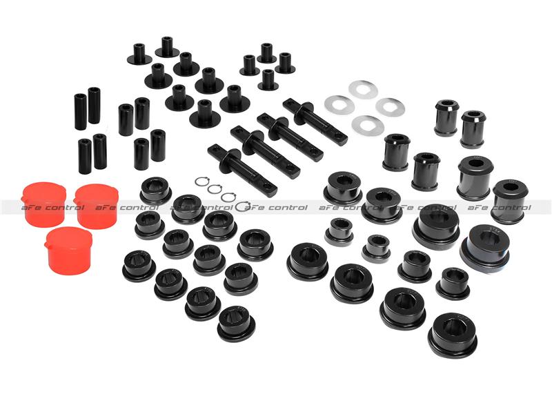 aFe Control PFADT Steel Frame Drag Rear Solid Spherical C/A Bearings Set; Chevy Corvette C5 / C6 - My Store
