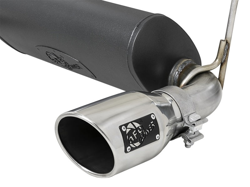 aFe Rebel Series 2.5in 304 SS Cat - Back Exhaust w/ Polished Tips 2018+ Jeep Wrangler (JL) V6 3.6L - My Store