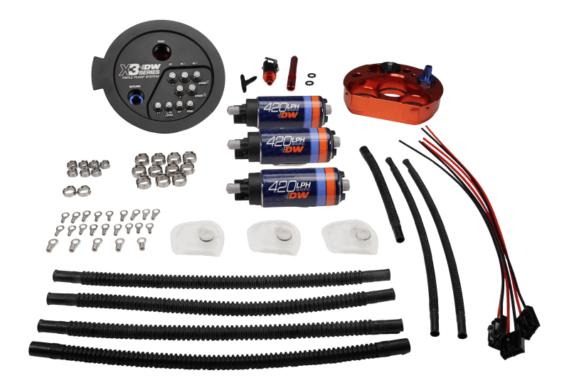 DeatschWerks 20 - 24 A90/91 Toyota Supra/G8X BMW M3/M4 Fuel Pump Module w/Triple DW420s - My Store