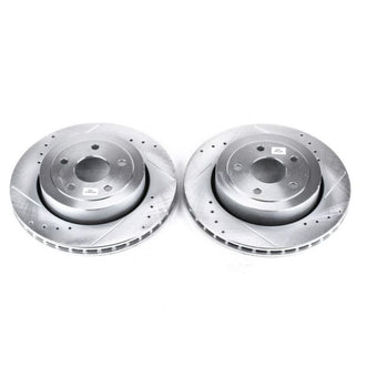 compare product Power Stop 06-10 Jeep Grand Cherokee Rear Evolution Drilled & Slotted Rotors - Pair