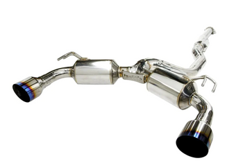 compare product Invidia 2009+ Mitsubishi Evo X Dual N1 Titanium Tip Cat-back Exhaust