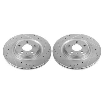 compare product Power Stop 17-19 Audi A4 Rear Evolution Drilled & Slotted Rotors - Pair