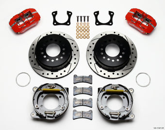 compare product Wilwood Dynapro Low-Profile 11.00in P-Brake Kit Drill-Red 58-64 Olds/Pontiac Ends 2.81in Offset