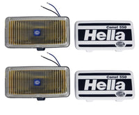 Hella 550 Series 55W 12V H3 Fog Lamp Kit - Amber - My Store