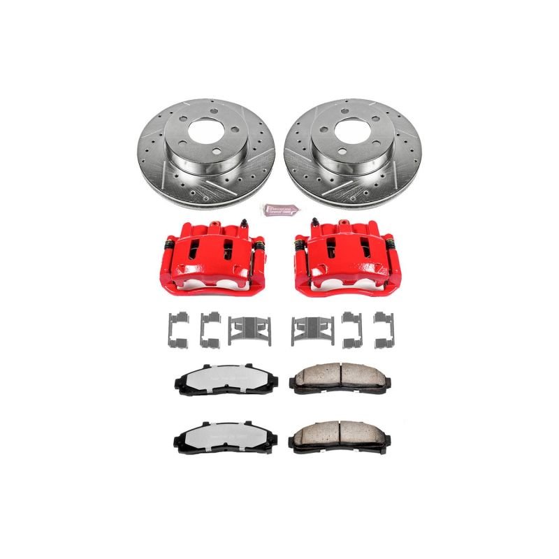 Power Stop 95 - 01 Ford Explorer Front Z36 Truck & Tow Brake Kit w/Calipers - My Store