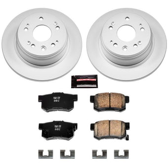 compare product Power Stop 02-04 Honda CR-V Rear Z17 Evolution Geomet Coated Brake Kit