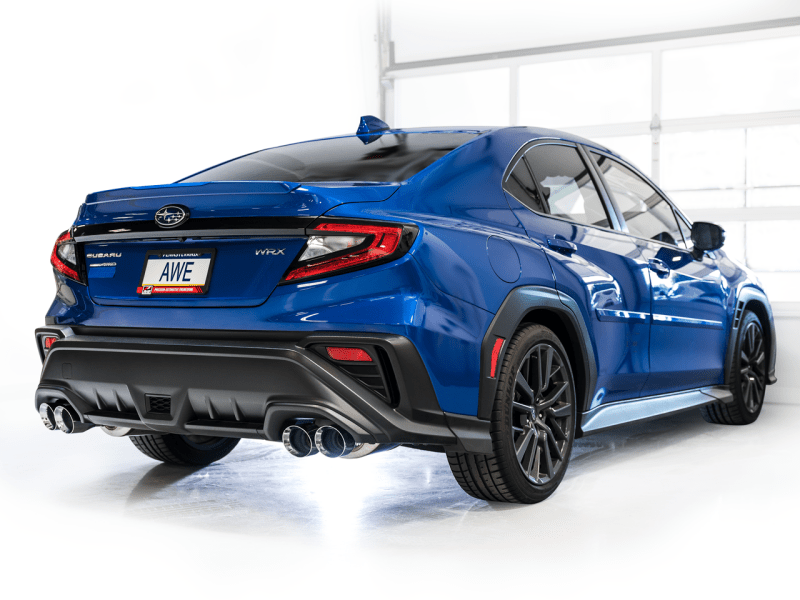 AWE Tuning 22 - 25 Subaru VB WRX Touring Edition Axle - Back Exhaust - Chrome Silver Tips - My Store