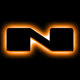 compare product ORACLE Lighting Universal Illuminated LED Letter Badges - Matte Blk Surface Finish - N