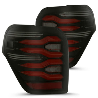 compare product AlphaRex 10-21 Toyota 4Runner LUXX LED Taillights Blk/Red w/Activ Light/Seq Signal