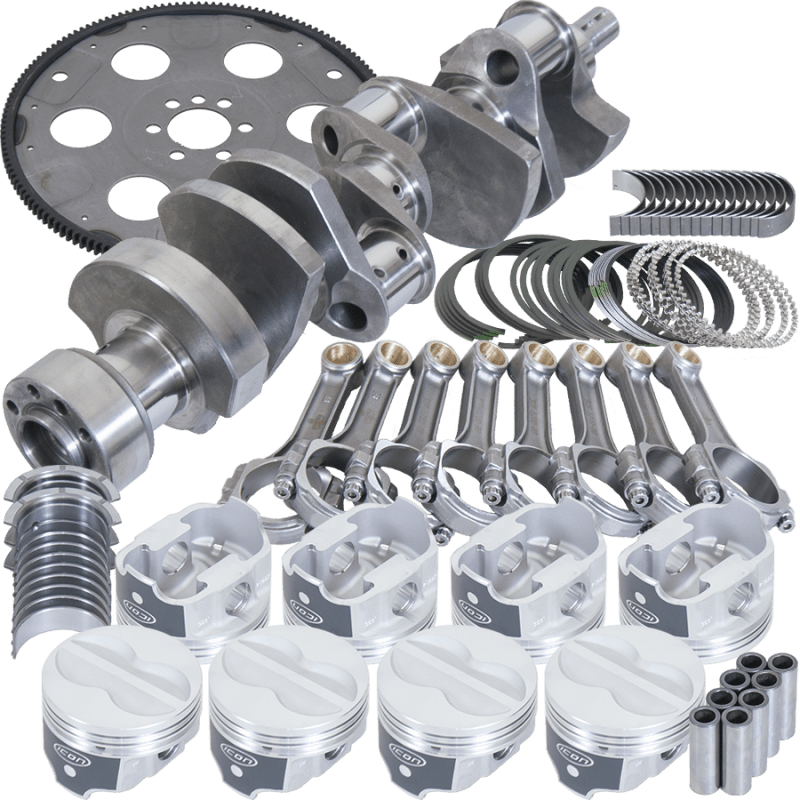 Eagle Chevy 350 1Pc 3.750in Crank 5.700in I - Beam Rods - 10cc 4.030in Pistons Balanced Assembly - My Store