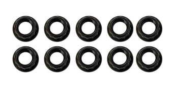compare product Moroso 5/16in-24 12 Point Black Oxide Flange Nut  - 10 Pack