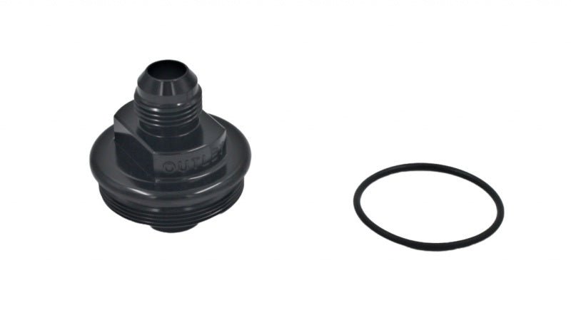 Fuelab Replacement Filter Cap - 10AN Outlet - Black - My Store