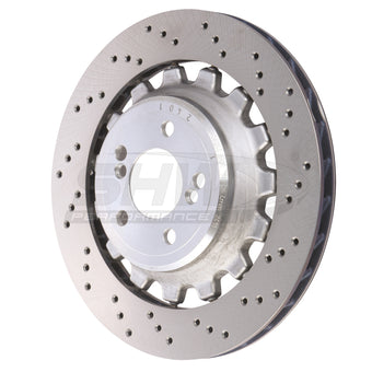 compare product SHW 19-21 BMW M2 Competition 3.0L Right Rear Cross-Drilled Lightweight Brake Rotor (34118072020)