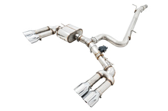 compare product AWE Tuning Audi 8V S3 SwitchPath Exhaust w/Chrome Silver Tips 102mm