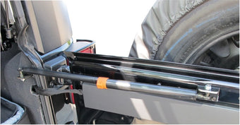 compare product Rampage 2007-2010 Jeep Wrangler(JK) Rear Door Heavy Duty Gas Strut - Black