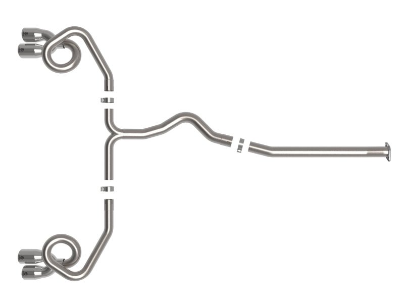 aFe POWER Takeda 3in to 2 - 1/2in 304 SS Cat - Back Exhaust w/ Polished Tips 22 - 23 Subaru WRX H4 - 2.4L(t) - My Store