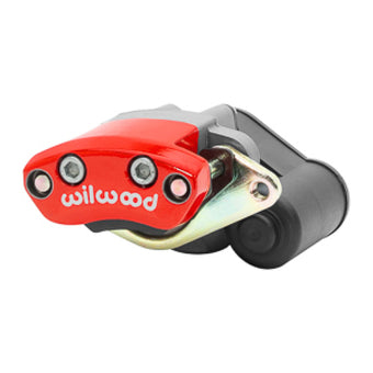 compare product Wilwood Red Electric Parking Brake Caliper - 4.75in Bracket - 0.44-0.61in - Left