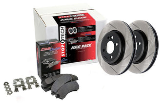 compare product Street Axle Pack Drilled & Slotted, Rear