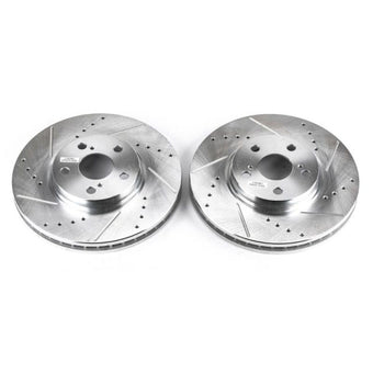 compare product Power Stop 94-99 Toyota Celica Front Evolution Drilled & Slotted Rotors - Pair
